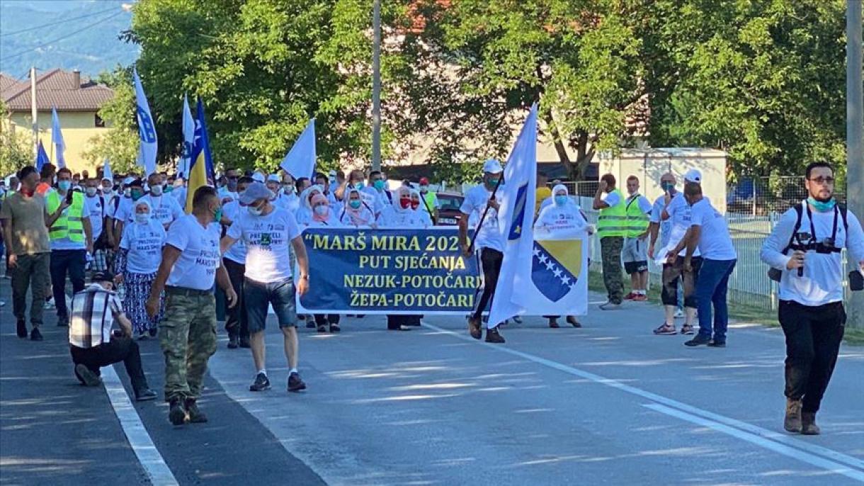 Fue realizado el Camino de Paz en Srebrenica para conmemorar a los civiles bosnios