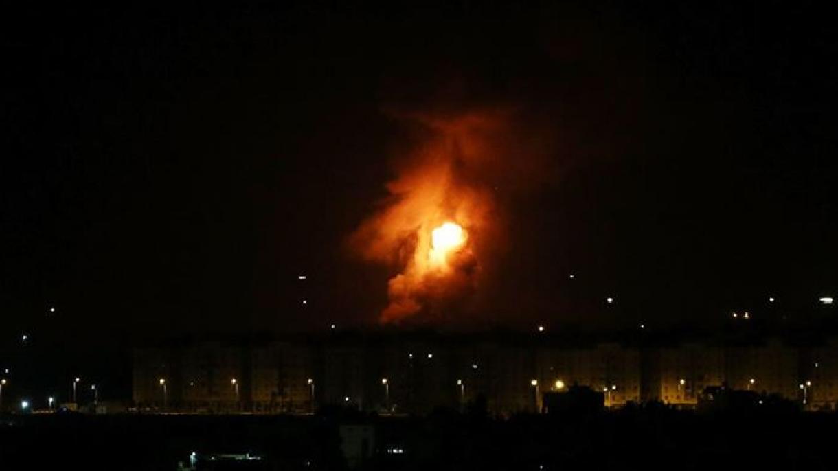 بمباران مواضع حماس در جنوب غزه از سوی اسرائیل