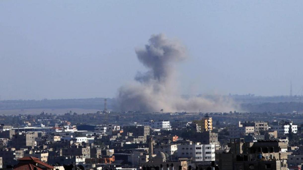 اسرائیلی جنگی طیاروں کی حماس کے دو ٹھکانوں پر بمباری