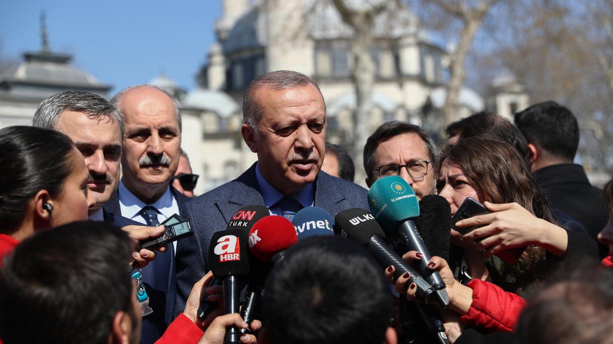 土耳其总统就议程发表声明