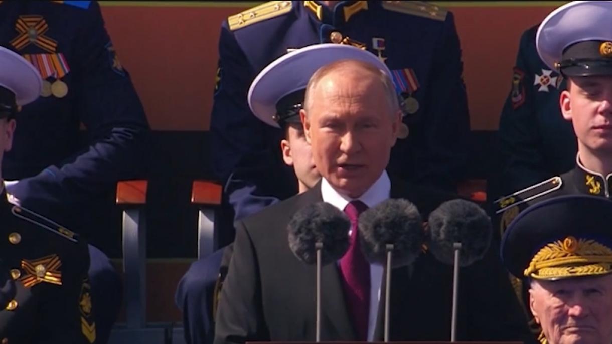 Владимир Путин 9 - Май жеңиш күнүндө сөз сүйлөдү