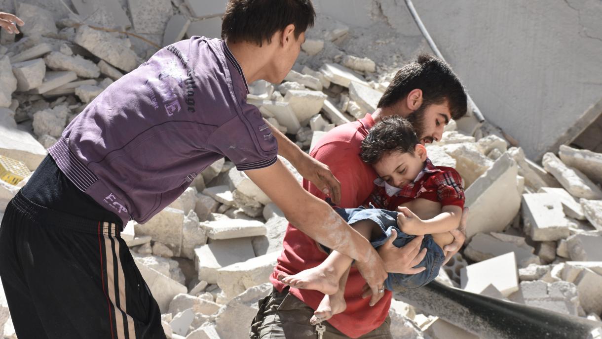 ABŞ-a məxsus döyüş təyyarələri Hələbdə yaşayış məntəqəsini bombalayıb