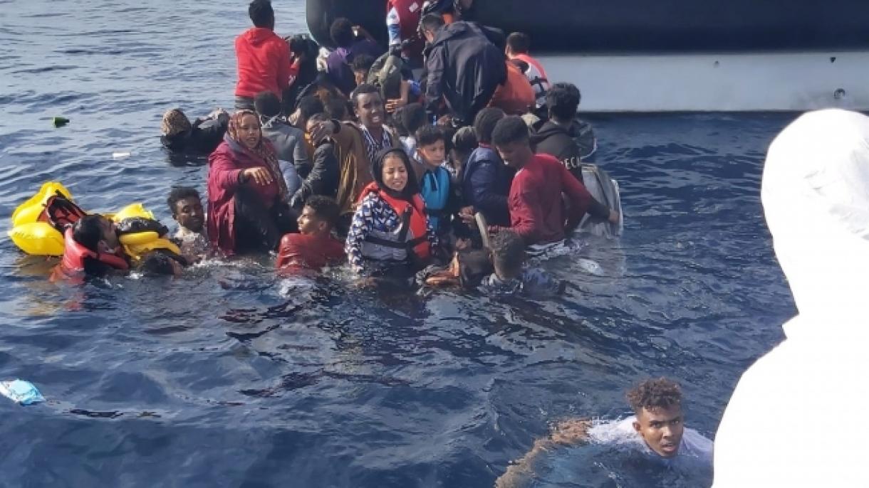 Guardia Costiera Turca recupera  59 migranti nel Mar Egeo