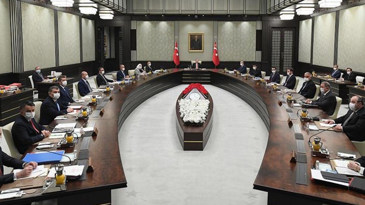 صدر ایردوان کی قیادت میں کابینہ کا اجلاس جاری