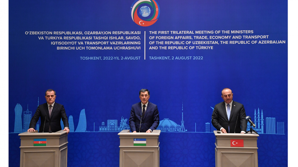 O‘zbekiston-Ozarbayjon-Turkiya TIV rahbarlari OAV vakillariga brifing berdi