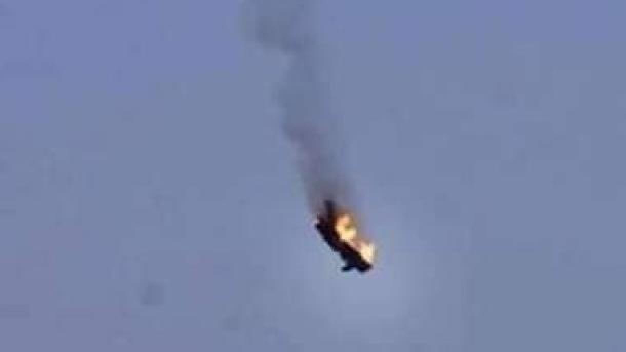 Derrubada de um avião de combate na Líbia