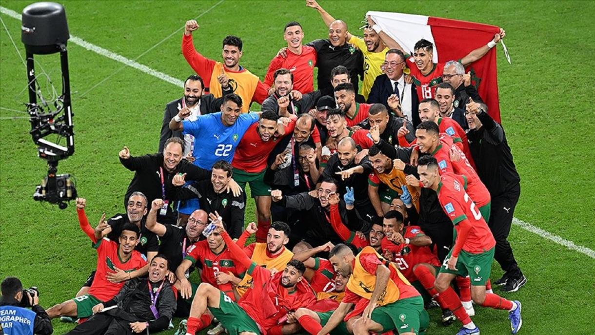 摩洛哥在2022世界杯上晋级半决赛