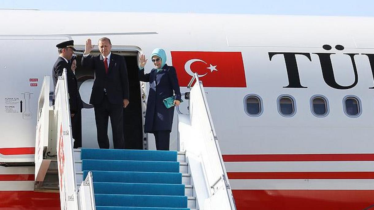 Turkiya prezidenti Rajap Tayyip Erdo’g’an Sudan Respublikasiga yetib keldi