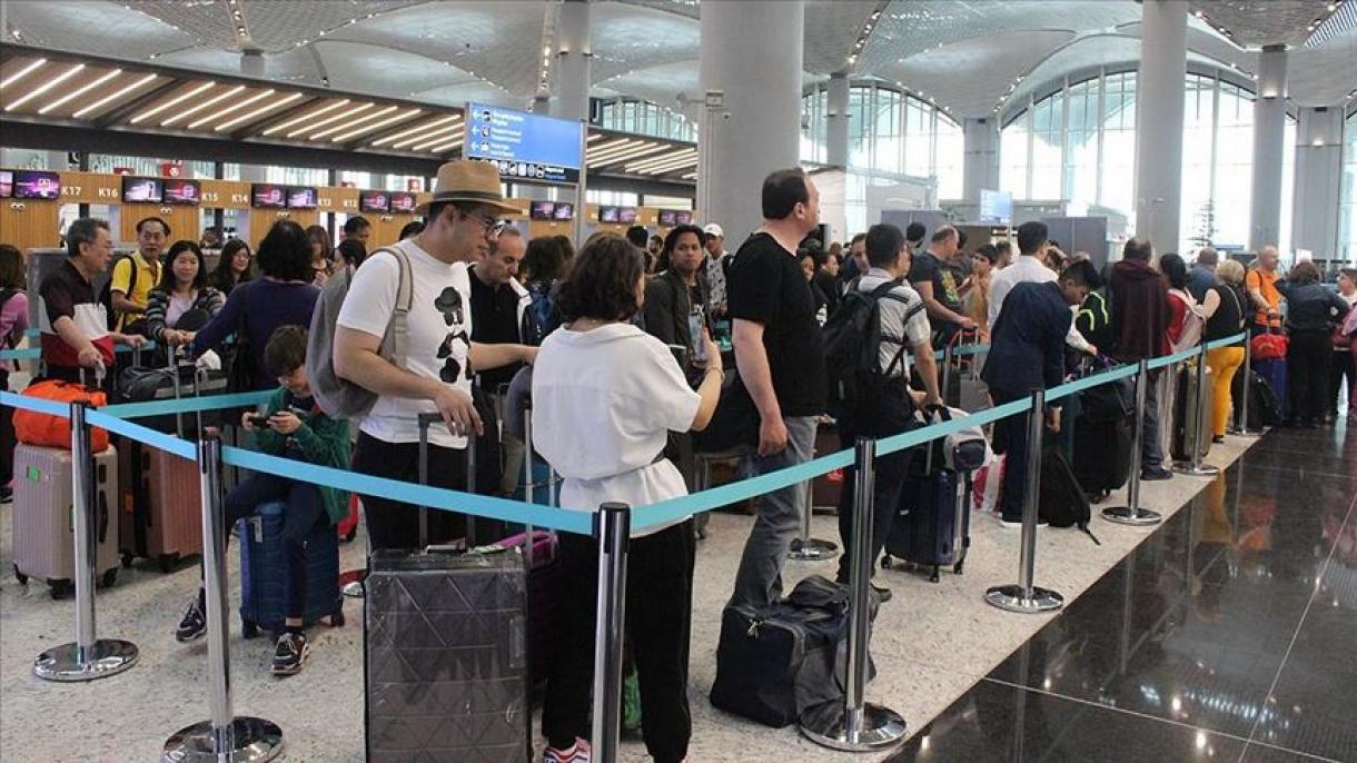 افزایش تردد در فرودگاه استانبول با آغاز تعطیلات عید فطر