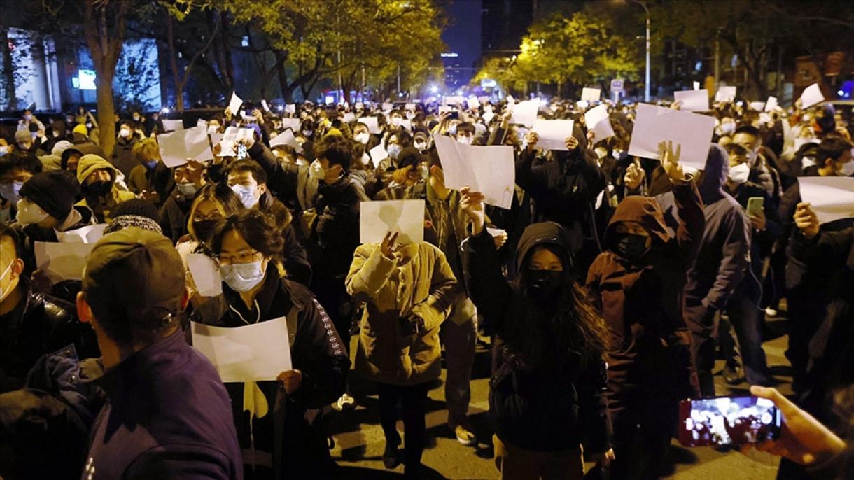 Blinken apoya las protestas en China
