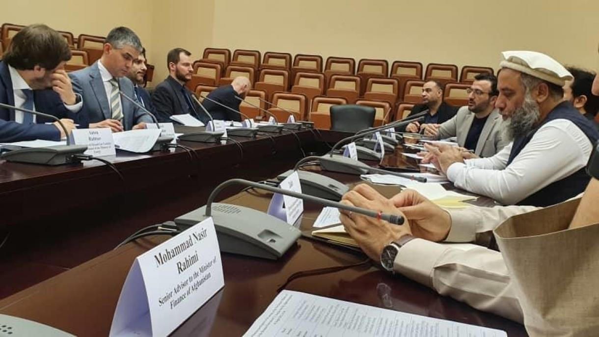 سرپرست وزارت معادن و صنایع وتجارت طالبان با معاون اول وزارت انرژی روسیه دیدار کرد