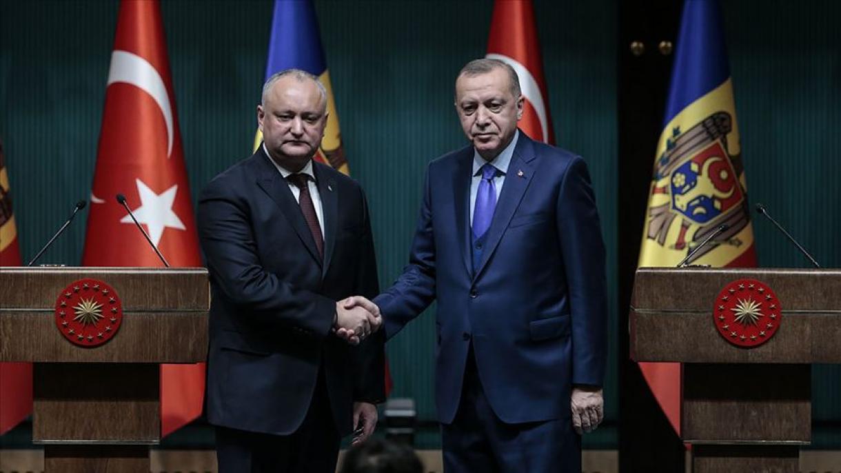 Köszönetet mondott Törökországnak a moldovai államfő