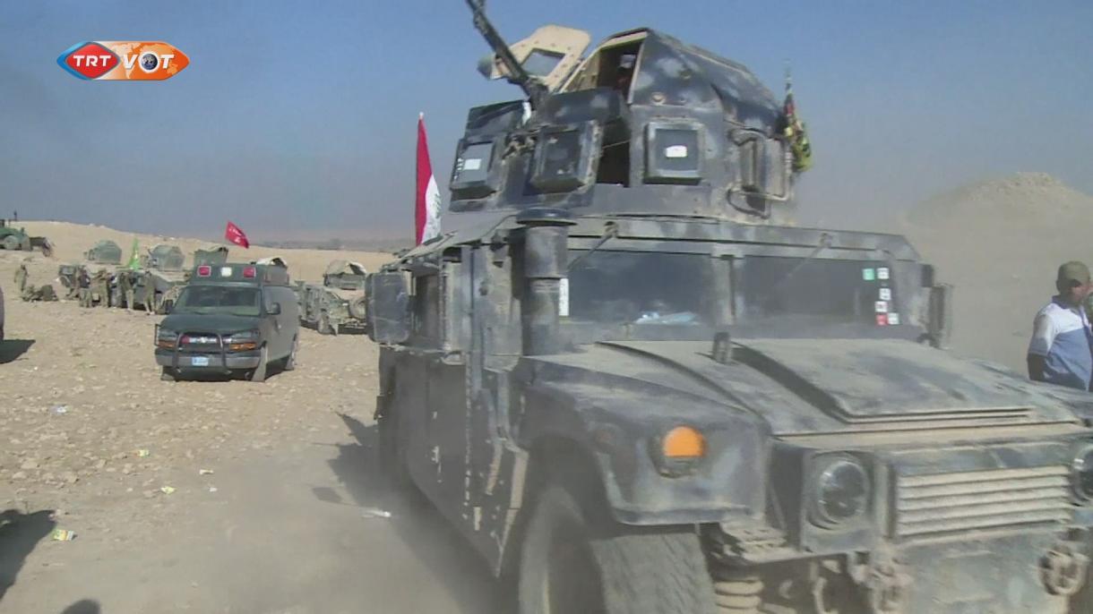 نیروهای ارتش عراق برای شهرک حمام العلیل می جنگند