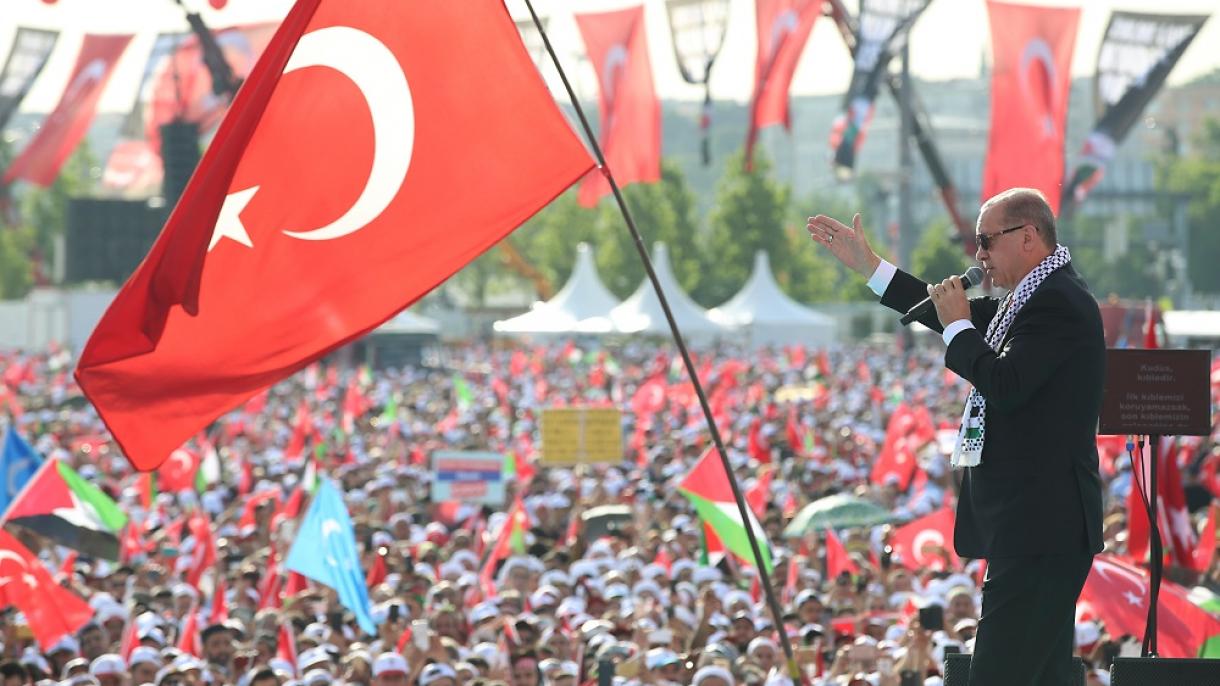 رئیس جمهور ترکیه: قدس تنها یک شهر نیست٬ یک سمبل، آزمون و قبله است