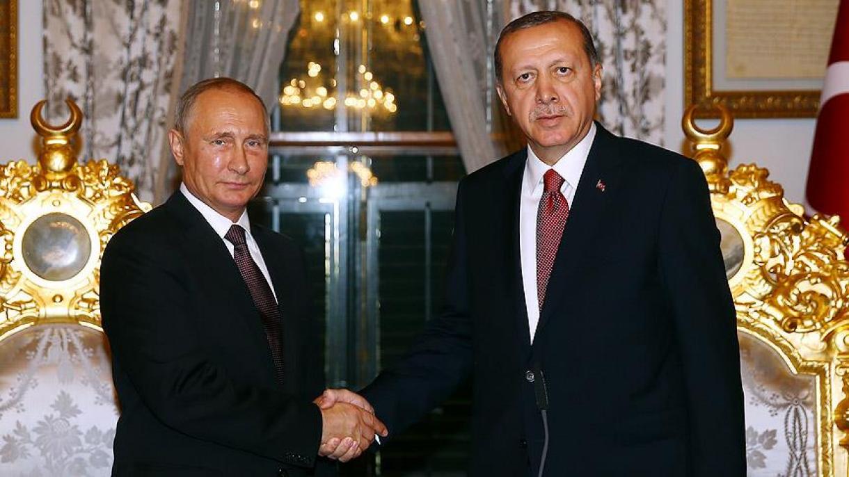 Р. Т. Эрдоган -  Путин, Назарбаев сүйлөшүүсү