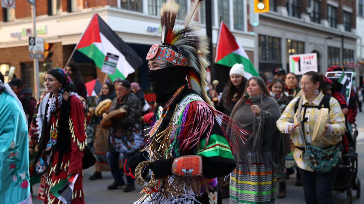 Sok országban több ezer ember gyűlt össze Palesztina támogatására