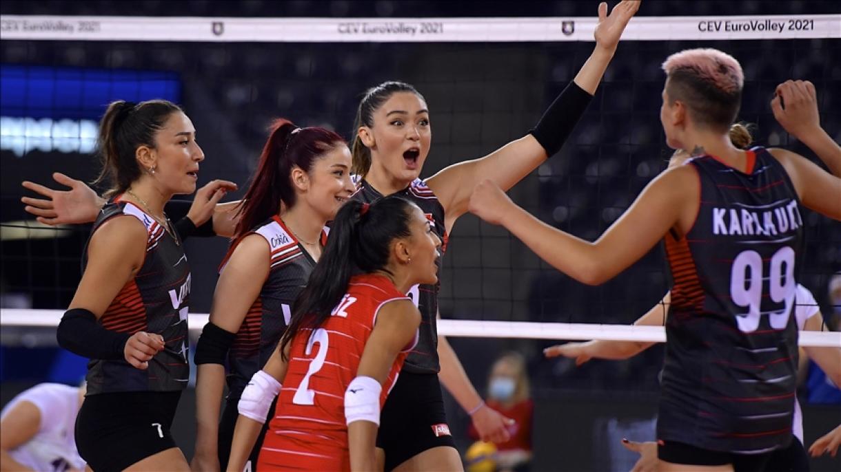 Echipă națională de volei feminin a câștigat cele 4 meciuri din cadrul Campionatului European