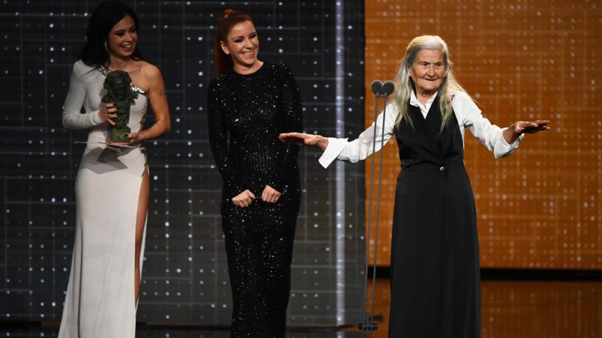Con 84 años, Benedicta Sánchez se lleva el Premio Goya a la mejor actriz revelación