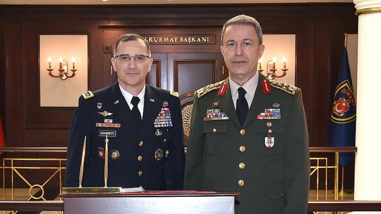 土耳其总参谋长与欧洲盟军最高统帅部司令电话会晤