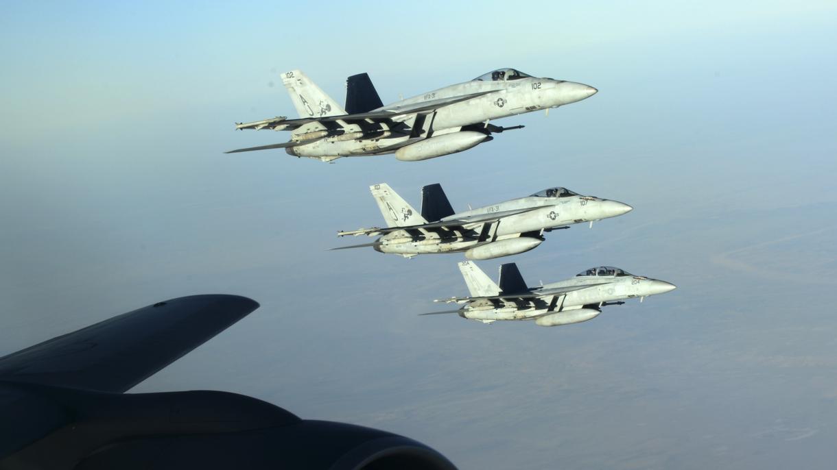 Siria, attacco aereo delle forze della coalizione guidate degli Stati Uniti
