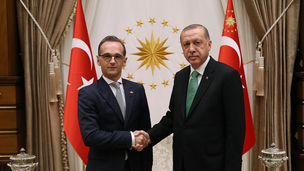 Президент Ердоған Германия сыртқы істер министрін қабылдады