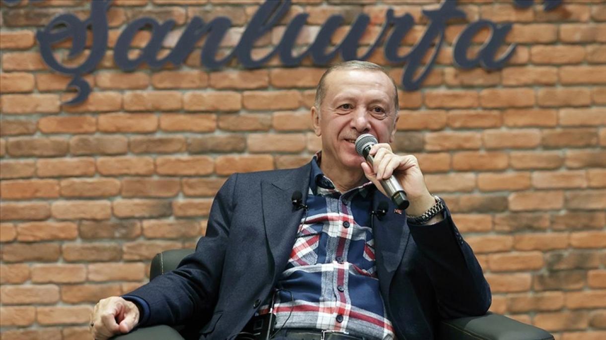 Erdogan participou no programa "Encontros de Jovens"