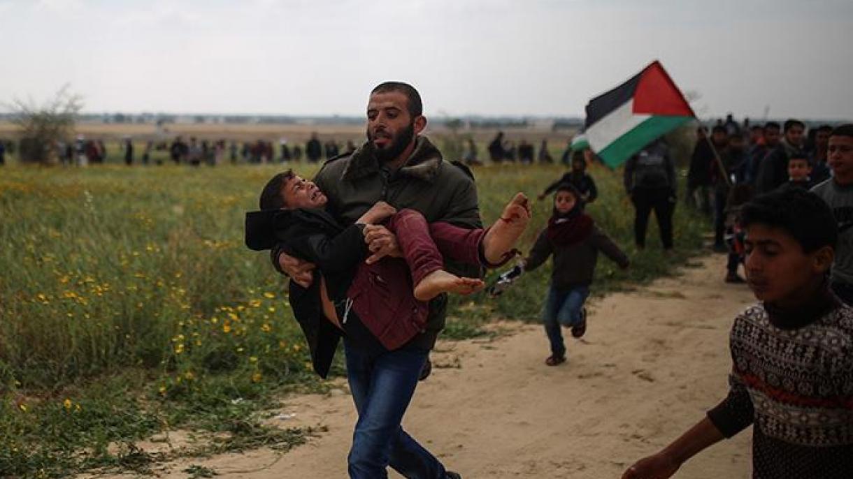 فلسطین، لینڈ ڈے کے جلوس پر اسرائیل کی فائرنگ سے 15 فلسطینی شہید