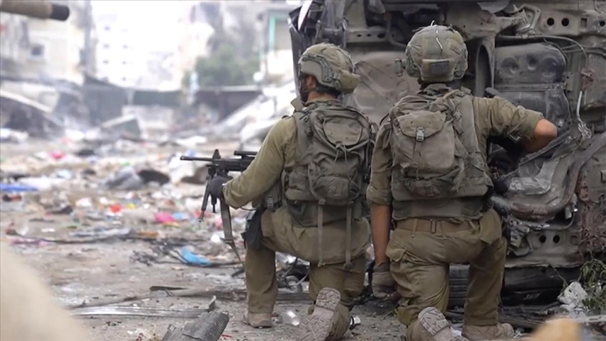 اسرائیلی فوجیوں کا غزہ پر حملوں کا سلسلہ جاری