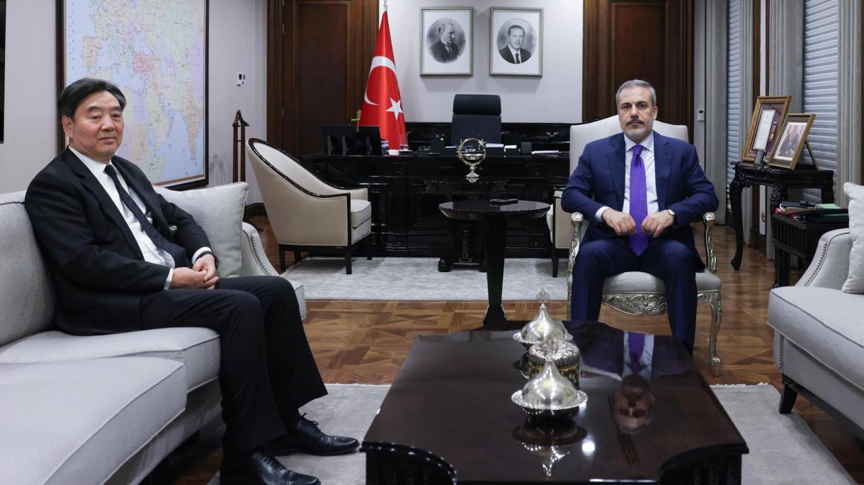 Daşary Işler Ministri Fidan, Hyýyň Ýakyn Gündogar Boýunça Wekilini Kabul Etdi