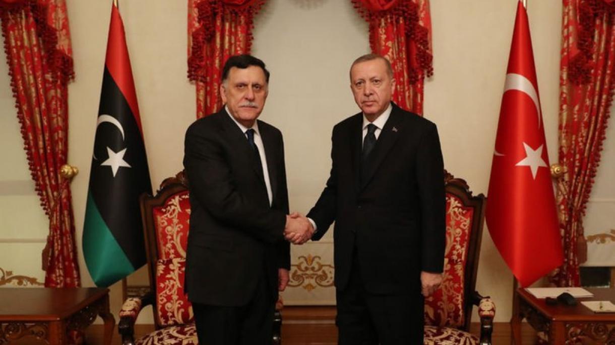 صدر ایردوان کی لیبیائی وزیر اعظم سے ملاقات