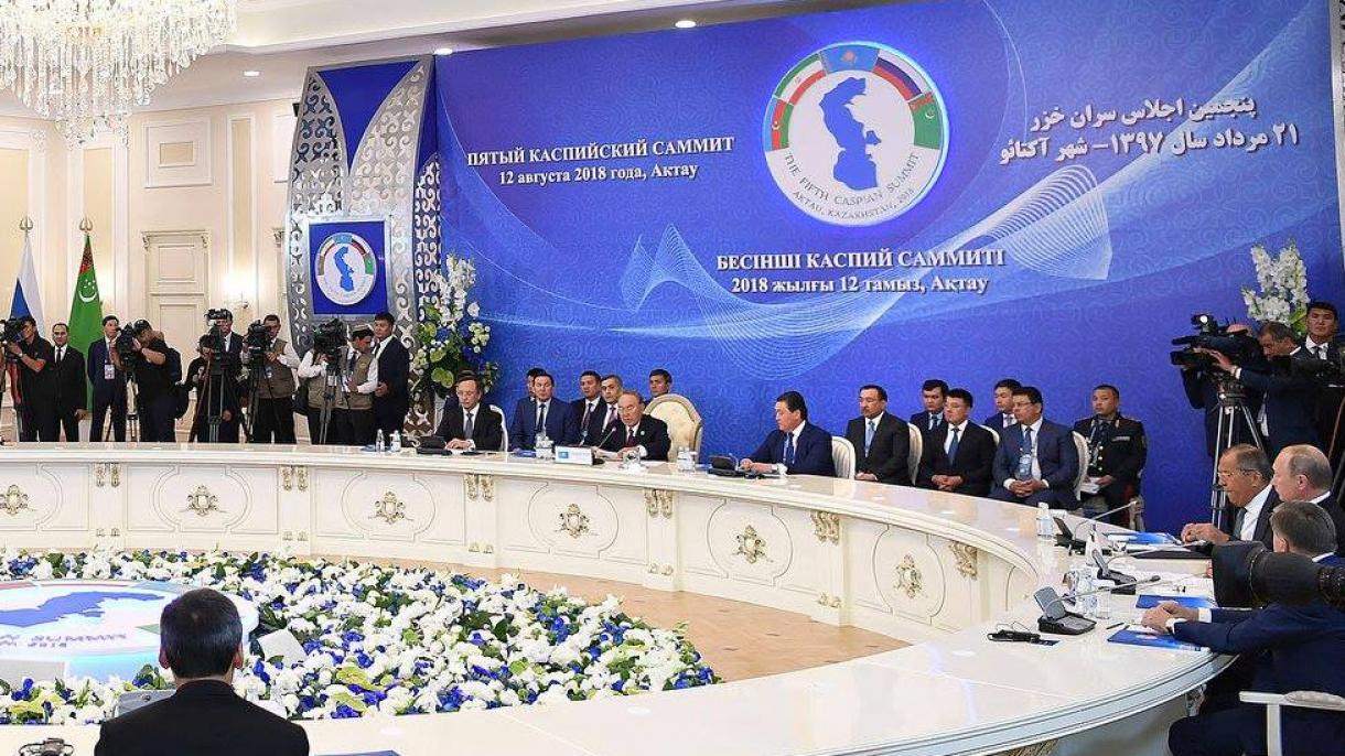 بحیرہ قزوین کی سمندری حدود کا تنازعہ ،5 ہمسایہ ممالک متفق ہوگئے