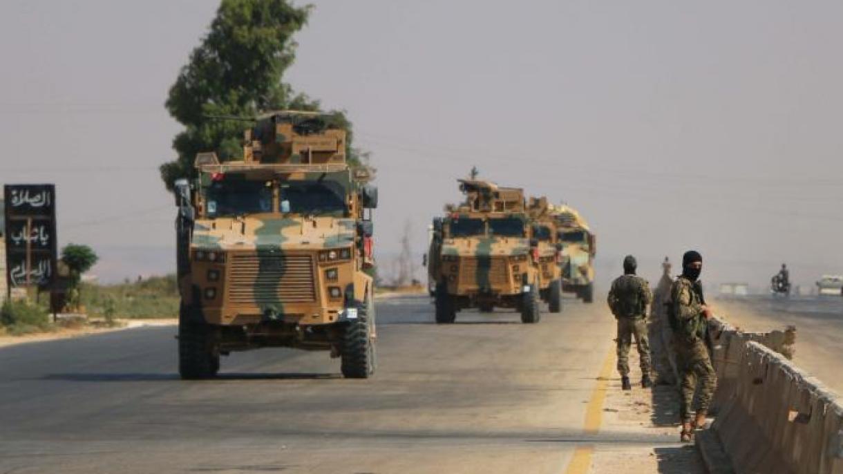 ارسال  کاروان نظامی تقویتی نیروهای مسلح ترکیه به منطقه کاهش دگیری ادلب