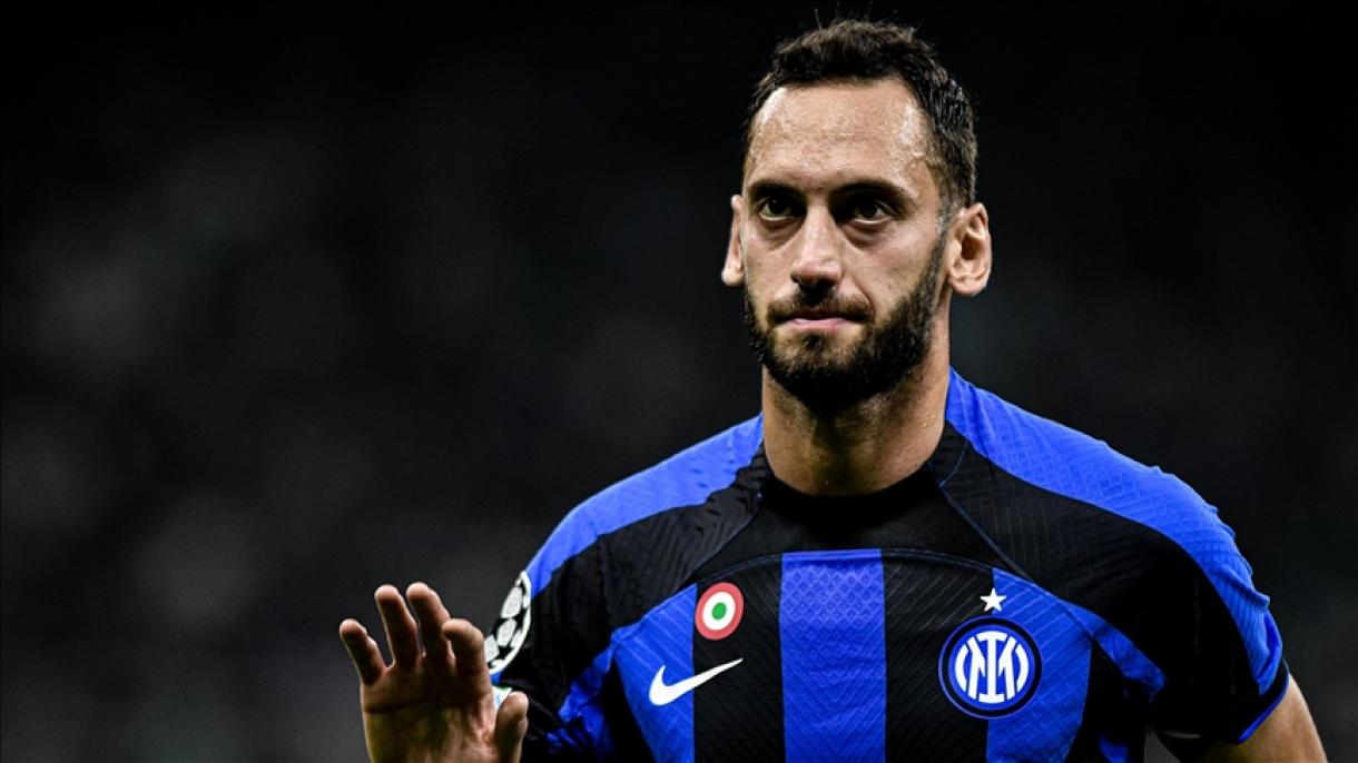 H.Çalhanoğlunun oynadığı İnter darmadağına sevinib
