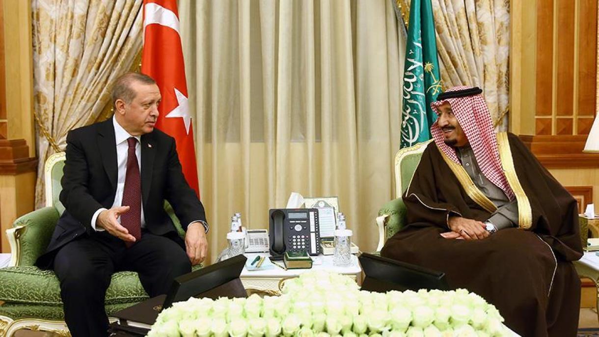 میں حرمین الاشریف کے خدمت گزار شاہ سلمان کا شکریہ ادا کرتا ہوں، صدر ایردوان