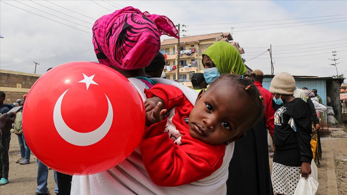 sediqetéshi jemiyiti kéniyede 2353 ailige qurbanliq göshi tarqattti