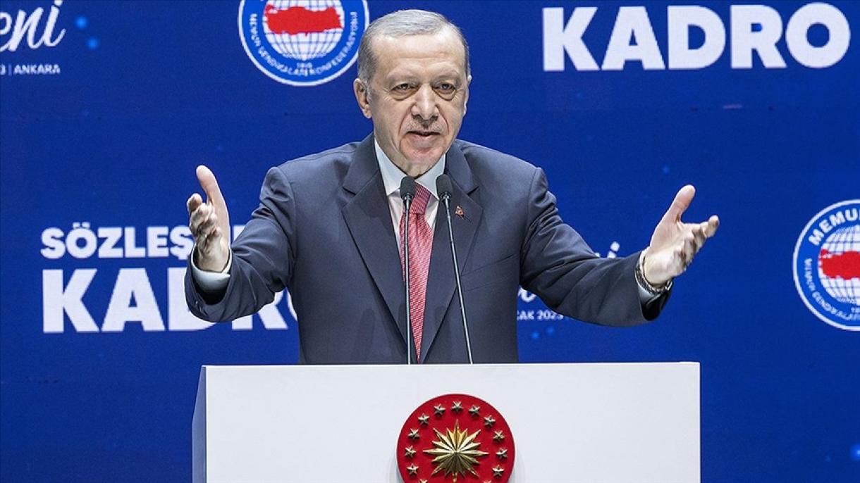 Presidente Erdogan: "A Türkiye tornou-se um país que exporta para todos os países do mundo"