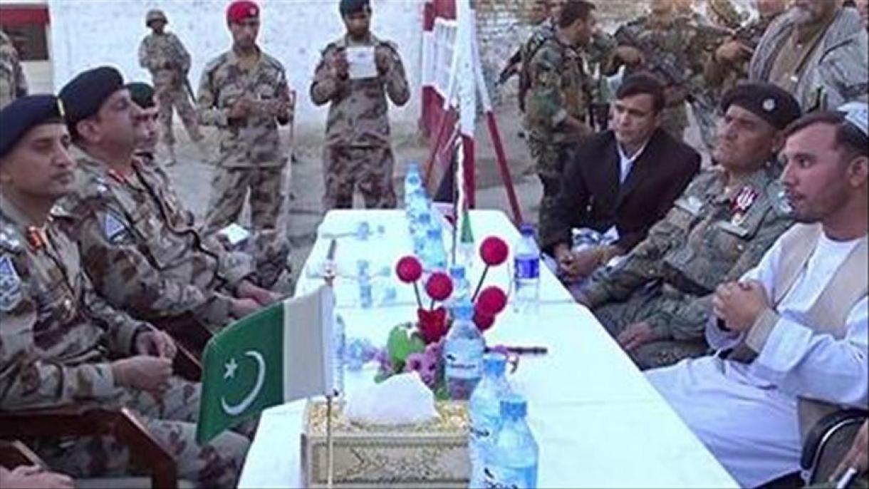 دیدار نظامیان افغانستان و پاکستان در قندهار