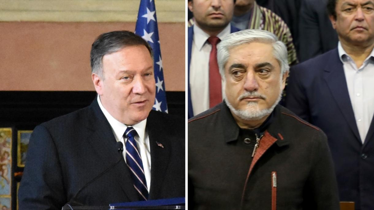 ئافغانىستان ئىجرائىيە ھەيئىتىنىڭ باشلىقى پومپېيو بىلەن تېلېفوندا كۆرۈشتى