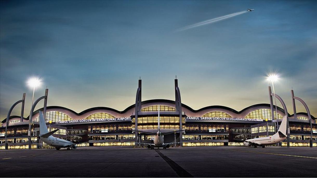 Aeroporto Internacional Sabiha Gökçen em Istambul, a 204ª maior empresa da Turquia