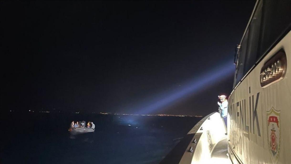 مهاجرین غیرقانونی توسط گارد ساحلی ترکیه نجات داده شدند