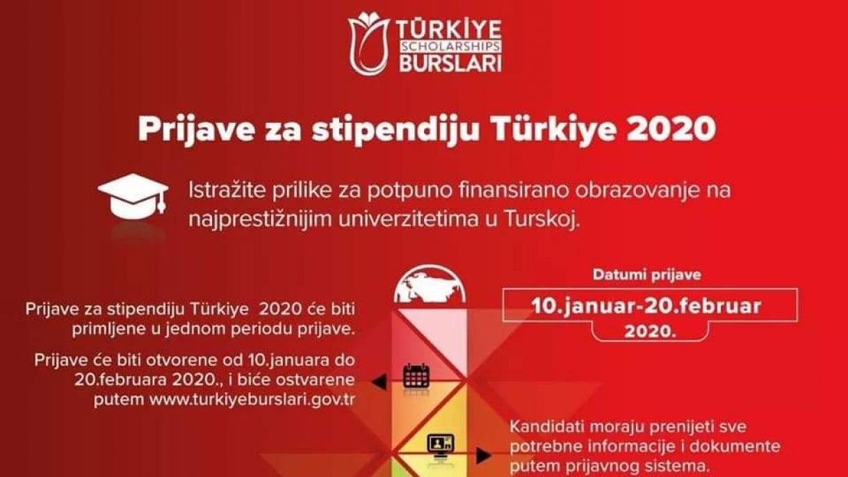 Rok za prijave na program stipendiranja u Turskoj ističe 20. februara