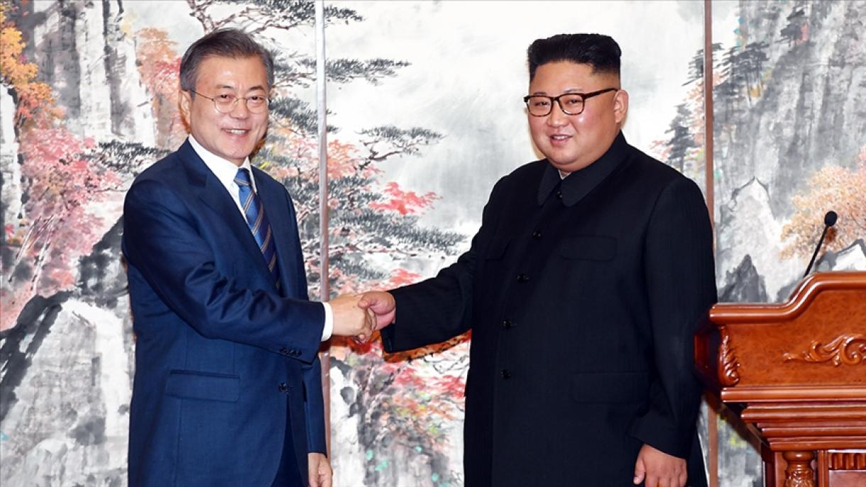 朝韩两国领导人互致信函