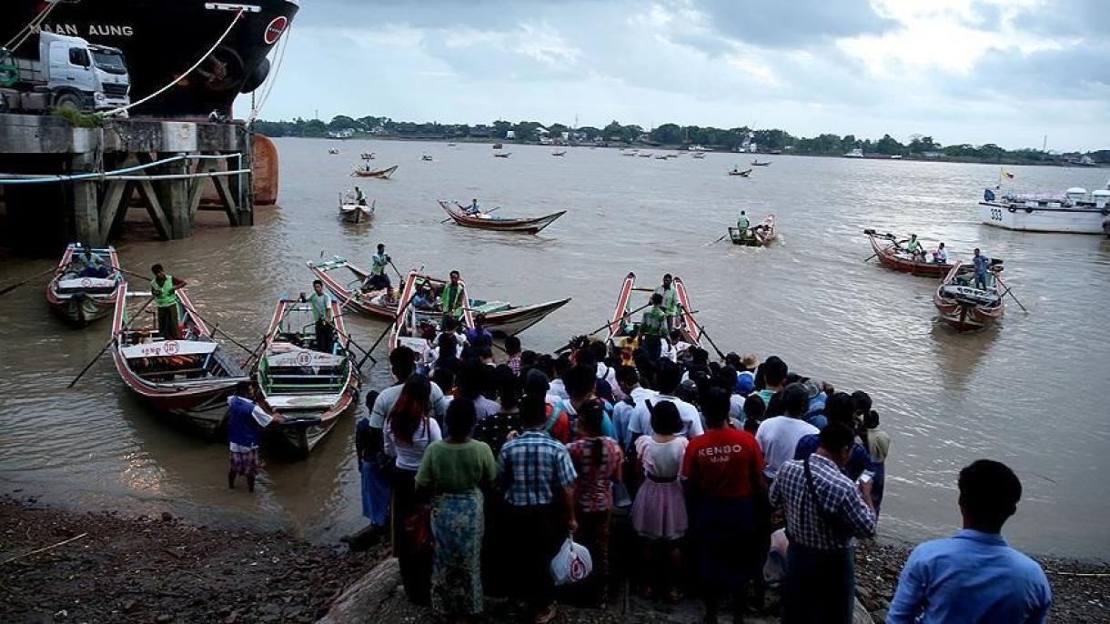 24 mortos em acidente de barco em Myanmar