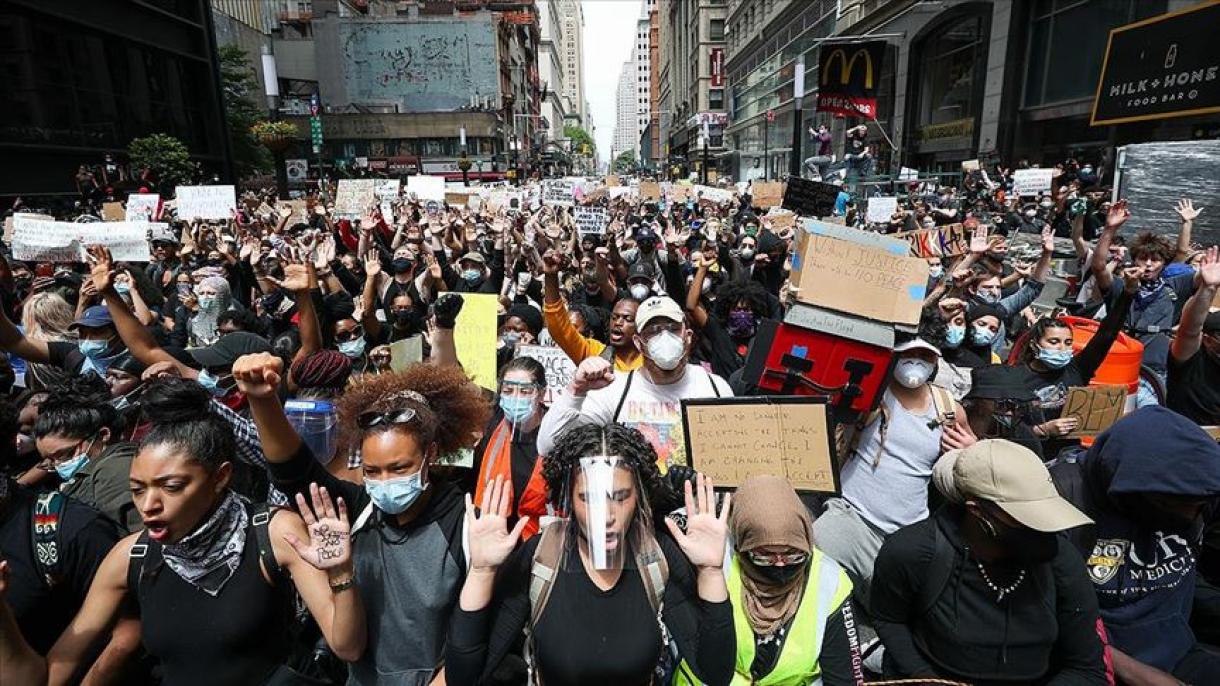 موج اعتراضات و اعتصابات در آمریکا علیه نابرابری نژادی