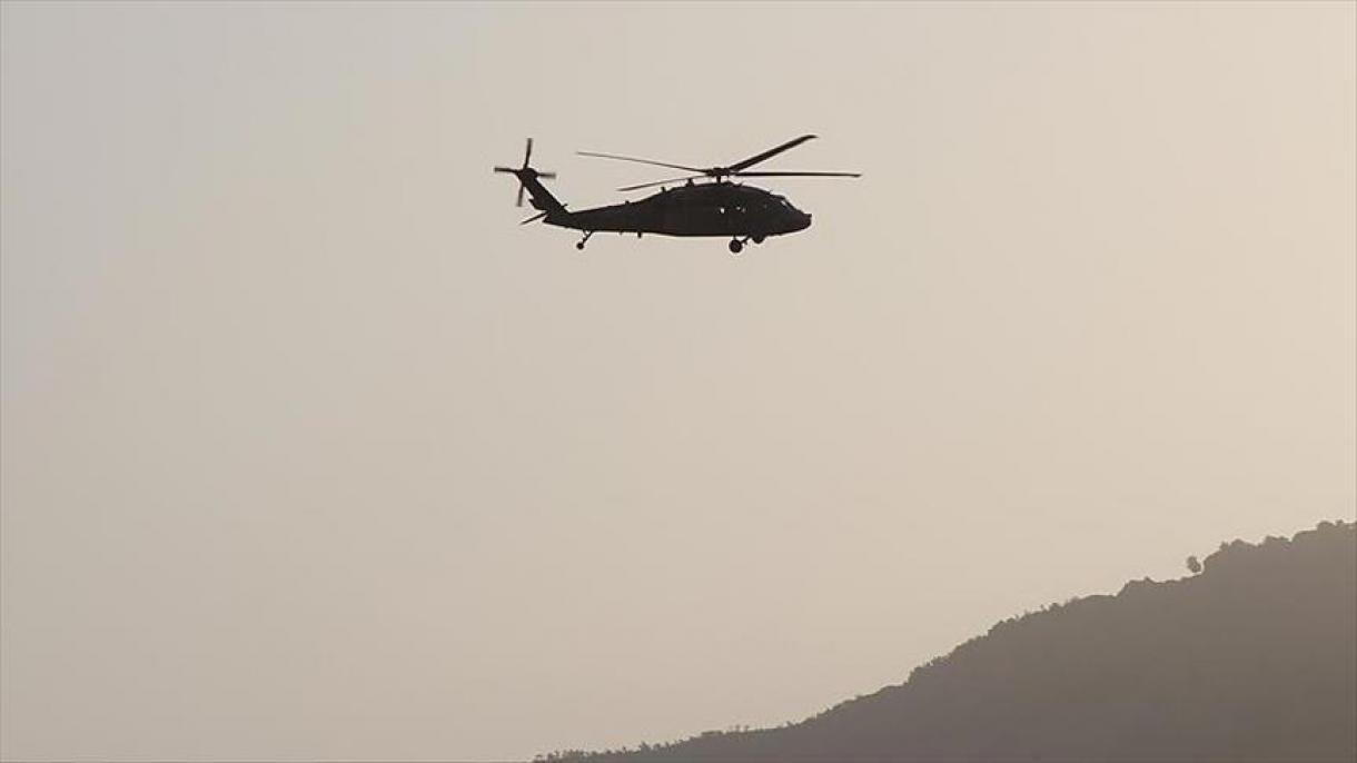 4 soldados caem mártires no desastre aéreo com um helicóptero militar em Istambul