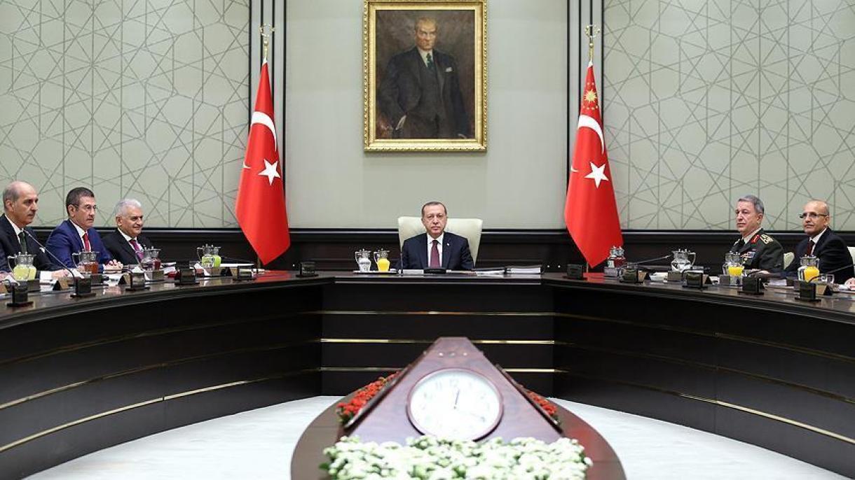 بیانیه پایانی اجلاس شورای امنیت ملی به ریاست رجب طیب اردوغان