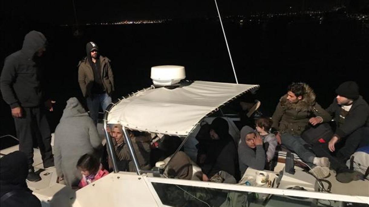 51 مهاجر غیرقانونی توسط گارد ساحلی ترکیه نجات داده شدند