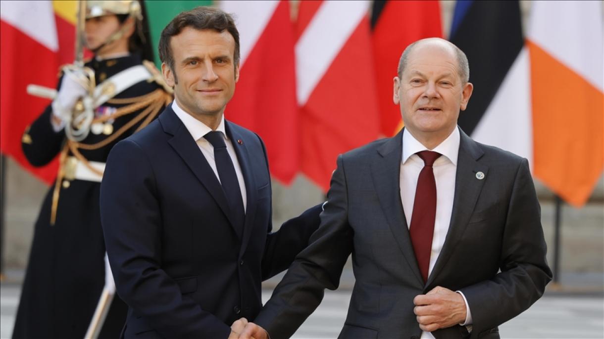 Energiaárakról beszélt Macron francia köztársasági elnök és Scholz német miniszterelnök