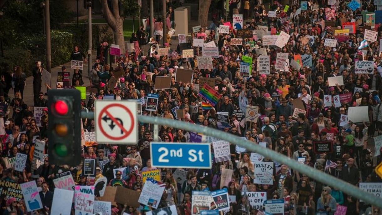 Huelga de maestros en Los Ángeles