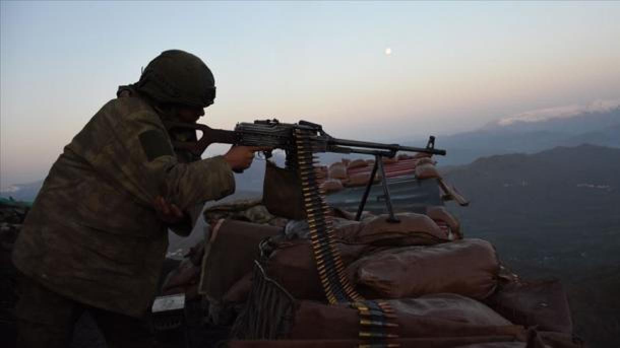 Tunjelide PKK-ly üç terrorçy täsirsiz ýagdaýa getirildi